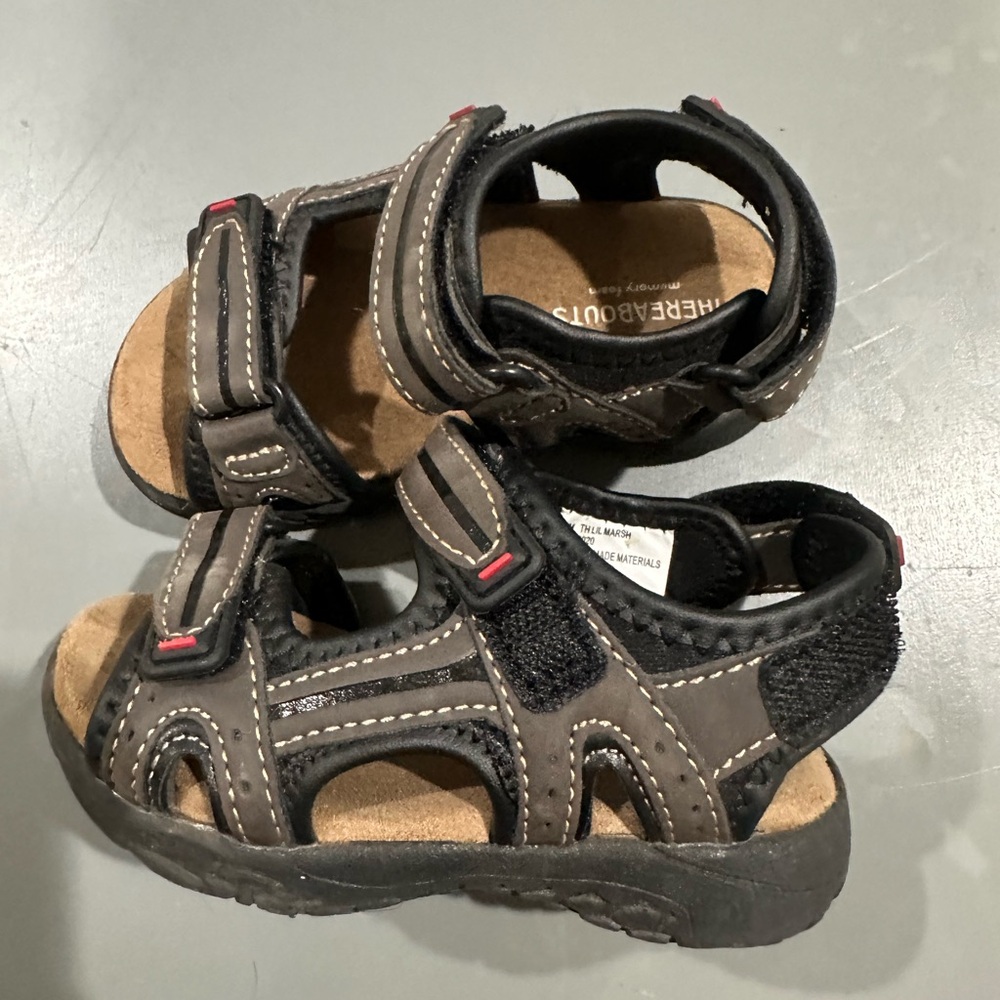 Rugged Brown Kids Sandals